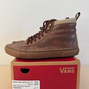 Vans SK8-HI MTE Brown/Herringbone Mens 9